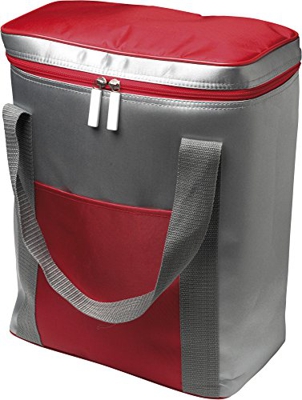 Grande borsa frigo, può contenere 6 bottiglie da 1,5 l, chiusura zip
