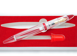 czxwyst Moonman M2 - Penna stilografica a forma di collirio per collezione, negozio, firma, studenti, ufficio, trasparente características