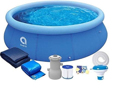 Avenli Piscina Gonfiabile 244x63 cm - con Filtro e Pompa - Blu