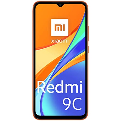 Xiaomi Redmi 9C Smartphone 2GB 32GB 6.53" HD+ Dot Drop display 5000mAh (typ) AI Face Unlock 13 MP AI Triple telecamera [Versione globale] arancia