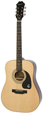 Epiphone EA10NACH1 DR-100 Dreadought Chitarra Acustica, Naturale
