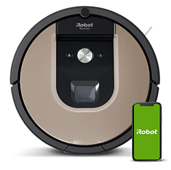 iRobot Roomba 966 Robot aspirapolvere collegato a WiFi con aspirazione ad alta potenza, 30 W, 0,6 litri, 58 Decibel Nero en oferta
