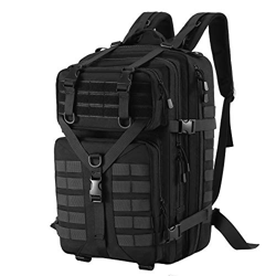 MOSISO Zaino Tattico 50L, Grande Uomini 3 Giorni Zaino D'assalto Militare Daypack, Nero características