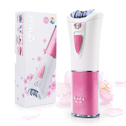 Epilatore per epilazione a lunga durata, epilazione facciale per donne con luce LED, epilatore cordless con testina massaggiante per una depilazione d en oferta