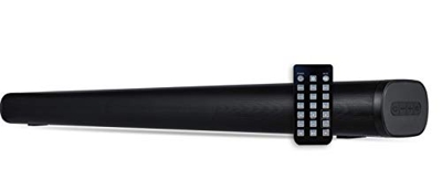 WE Soundbar con telecomando 20 Wx2 RMS, Bluetooth, ingresso audio, RCA, ottico, HDMI, lettore USB e Micro SD, WEBARRE40W, colore: nero