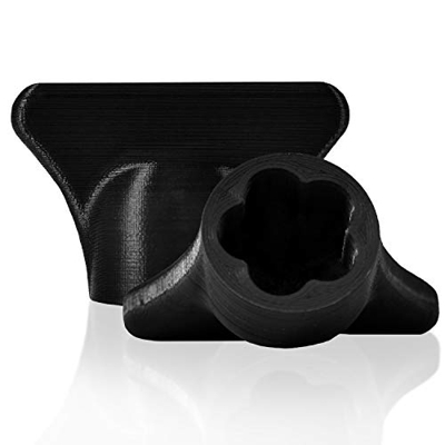 Mix-slider – Monsieur Cuisine Connect Fiore di impasto compatibile con robot da cucina MCC 3D stampato Made in Germany (nero)