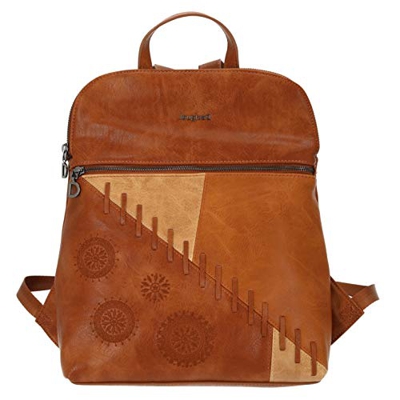 Desigual PU Backpack Medium, Zaino Medio Donna, Marrone