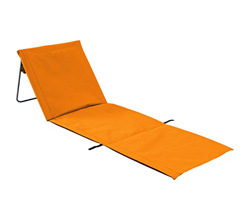 MEDIA WAVE store Stuoia Prendisole con Cuscino Arancione 334836 ONSHORE richiudibile 135 x 55 x 41cm características