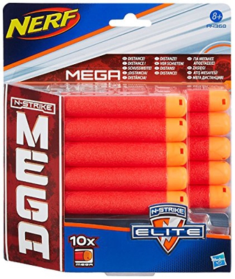 Nerf A4368E24 N-Strike Mega Ricarica da 10 Dardi