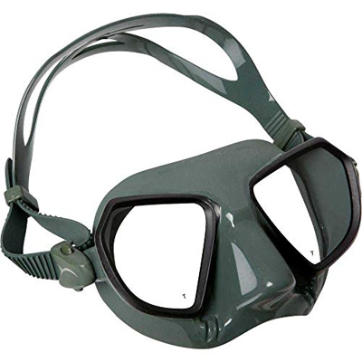 SALVIMAR Noah, Maschera Unisex Adulto, Verde/Nera, Taglia unica