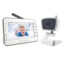 Moonybaby Trust 30 Baby Monitor Video con Visione Notturna - Schermo 4,3 Pollici, 2.4GHz, Audio 2-Vie e NinnaNanna, Sensore Temperatura, Modalità VOX, características