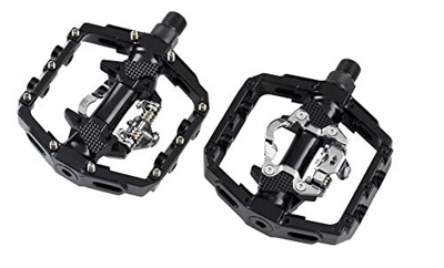 Pedali Doppia funzine SPD e Flat tacchette Incluse