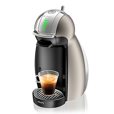 NESCAFÉ DOLCE GUSTO Genio 2 KP160TK Macchina per Caffè Espresso e altre bevande Automatica Titanium di Krups