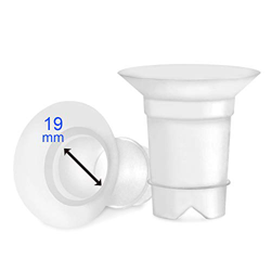 Maymom - Inserti flangia da 19 mm per Medela e 24 mm Spectra, da utilizzare con Medela, Freestyle, Harmony e Sonata, per ridurre il canale nipplo da 2 precio