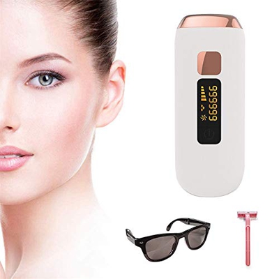 4YANG IPL Epilatore a Luce Pulsata per donna e uomo Epilatore Laser Dispositivo di epilazione permanente per Viso e Corpo Epilazione Permanente e Indo