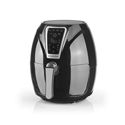 Gourmetmaxx - Friggitrice ad aria calda digitale, timer, digitale, 3 l, 1300 W, colore: Nero en oferta