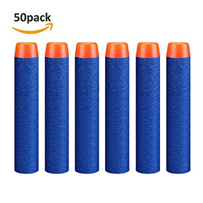 StillCool Nerf Darts Proiettile, 50/100/200pcs Schiuma Freccette 7,2 cm Universal Dardi Proiettili per Nerf N-Strike Elite Series Retaliator Blasters 