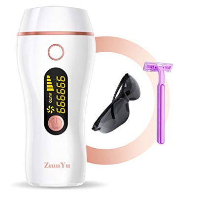 ZumYu IPL 999,999 - Epilatore per corpo e viso, per zone più sensibili