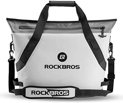 ROCKBROS Borsa Frigo Impermeabile Rigida Design Nuovo Eccellente Isolamento Comodo Portata a Mano capacità 22L Estetico Design per Campeggio/Mare/Pesc