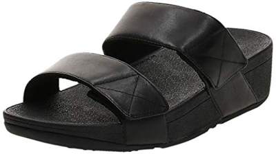 Fitflop Mina Slides, Sandali a Punta Aperta Donna, Nero (all Black 090), 38 EU