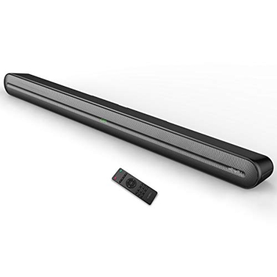 Heymell Soundbar, Soundbar per TV Speakers, 130W 120dB Bluetooth 5.0 Soundbar con incorporato Subwoofer, 3D Surround Sound per 4K &4K Smart TV, MI HDA