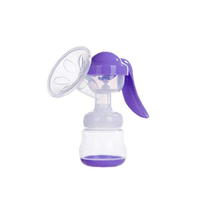 Tiralatte Manuale Con Coperchio Bpa Materiali Tiralatte Per Il Seno Hands Free Feeding Viola