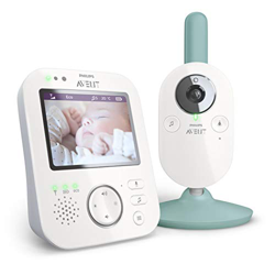 Philips AVENT Baby monitor SCD841/26 monitor video per bambino 300 m FHSS Bianco precio