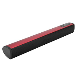 Denash Altoparlante Stereo da Gioco con soundbar cablato USB Subwoofer Altoparlante HiFi Home Theater per PS4 / Laptop/PC(Rosso) características