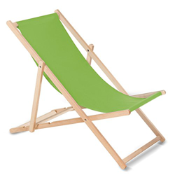 GreenBlue - Sedia a Sdraio Sedia a Sdraio Pieghevole in Legno Libro Senza braccioli in 10 Colori Lettino Sdraio (Grigio) precio