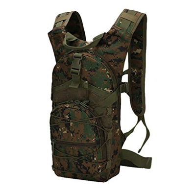 Ketamyy Zaini Militari Mimetico Bici Casual Impermeabile Multitasche Durevole Viaggio Tattica Trekking Alpinismo Sportivo Piccoli Zaino 15L Uomo Donna