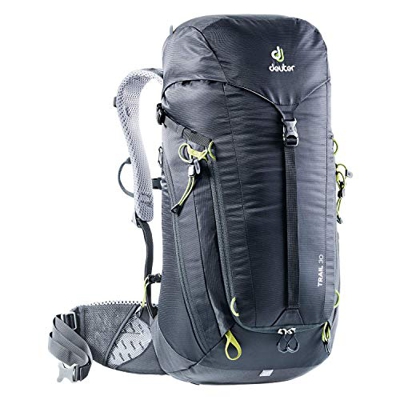 Deuter Trail, Zaino da Trekking. Unisex-Adulto, Nero (Black-Graphite), 27x35x62 Centimeters (B x H x T)