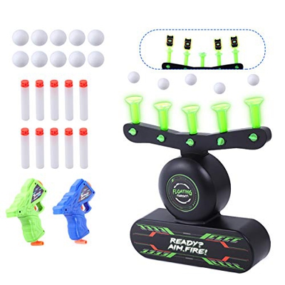 colmanda Gioco Bersaglio Galleggiante, Palla Volante Elettrica Set Bersagli Galleggianti, Hover Shot Giochi, Divertente Tiro al Passaggio del Mouse Be