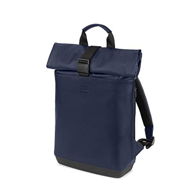 Moleskine ET86RBKB20 - Zaino Classic Multiuso a Ribalta, Porta PC, Compatibile con Tablet, Laptop, Notebook, iPad, Computer fino a 15'', Blu Zaffiro, 