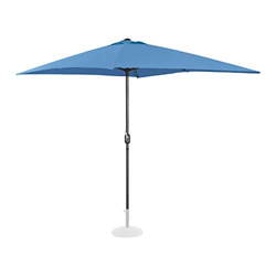 Uniprodo Ombrellone da Esterno Ombrello da Giardino Uni_Umbrella_SQ2030BL (Blu, Rettangolare, 200 x 300 cm, 180 g/m2) en oferta