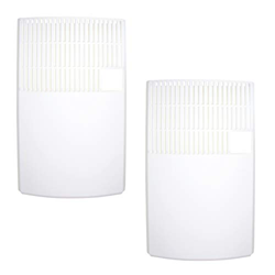 Metrox a1648 - Set di 2 umidificatori per termosifoni + 8 inserti in tessuto non tessuto, per ambienti fino a 15m², evaporatore, diffusore características