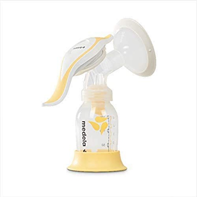 medela - Tiralatte manuale Harmony, nuova versione flessibile, funzione Stimolazione più latte più comfort