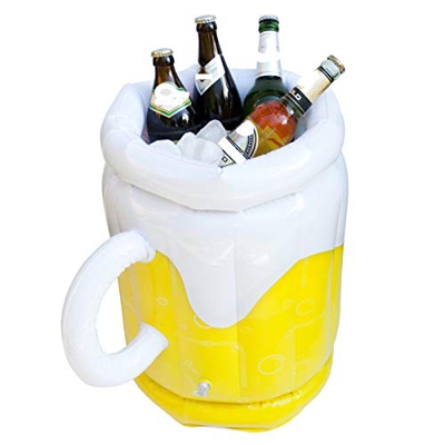 GOODS + GADGETS - Refrigeratore per birra gonfiabile XXL per barbecue, festival e feste in giardino