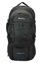 Mountain Warehouse Traveller Zaino 60 + 20Litri - Zaino Frontale Removibile, Zaino con Diverse Tasche e Fodera para Pioggia - per Viaggiare Fare Escur características