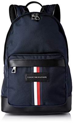 Tommy Hilfiger Backpack, ZAINO IN NYLON UPTOWN Uomo, Capitano Sky, OS