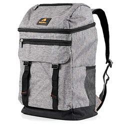 CampFeuer Zaino termico | grigio | leggero e impermeabile | Borsa isolante da 20 litri per BBQ, campeggio, spiaggia e attività all'aperto características