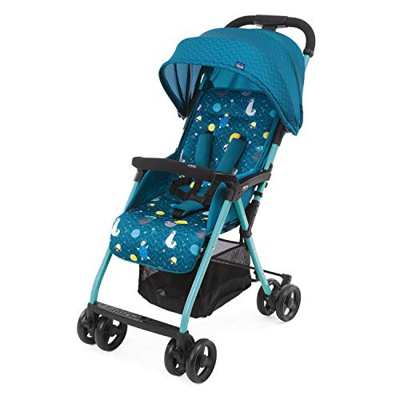 Chicco OHlalà 3 Passeggino Ultraleggero da 0 Mesi a 15 kg, Reclinabile e Pieghevole con Cestello Capiente, Chiusura Compatta, Parapioggia e Cappottina