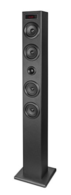 ELBE tw-403-bt – Torre audio Bluetooth USB con Display, colore: nero