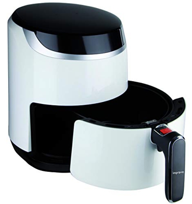 Improve IMPFR69B Friggitrice ad aria 3,2L display digitale LED 1500W, non necessita olio per friggere, 8 programmi di cottura, termostato regolabile 8