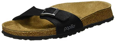 Papillio by Birkenstock Mules Madrid Birko-Flor Graceful Licorice, Sandali Donna, 37 EU