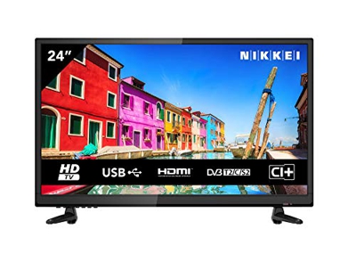 Nikkei NH2414 61 cm/ 24 pollici televisore (HD Ready, 1366 x 768, 1x SCART, 1x HDMI, 1x USB)