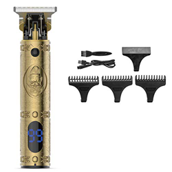 Tagliacapelli per Uomo, Tagliacapelli Professionale,Trimmer Elettrico Con LED Prompt Light,Ricarica USB con 3 pettini en oferta