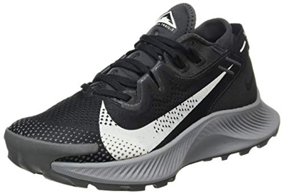 Nike W Pegasus Trail 2, Scarpe da Corsa Donna, Black Spruce Aura Dk Smoke Grey Particle Grey Iron Grey, 38 EU