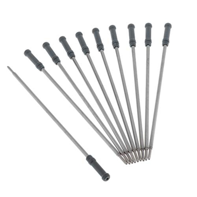 IPOTCH Ricariche di Penna A Sfera Sostituibili da 11,6 Cm (4,5 Pollici) Appositamente per Penne A Stilo Serie Slim (Confezione da 10, Inchiostro Blu O