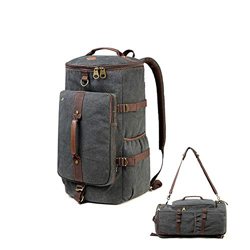 VENTCY Zaino Borsone Uomo Vintage 40L Multifunzionale Donna Borsa Weekend Uomo Zainetto Borsone Viaggio Uomo in Tela per Uomini Borsone Zaino Palestra en oferta