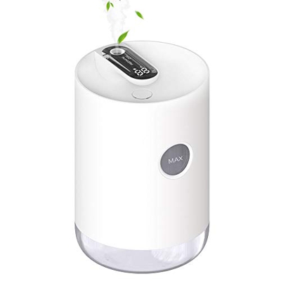 Plartree Umidificatore Ambiente 1000 ml, Umidificatore Ultrasuoni Silenzioso USB con Luce, Umidificatore Bambini Spegnimento Automatico e Grande capac